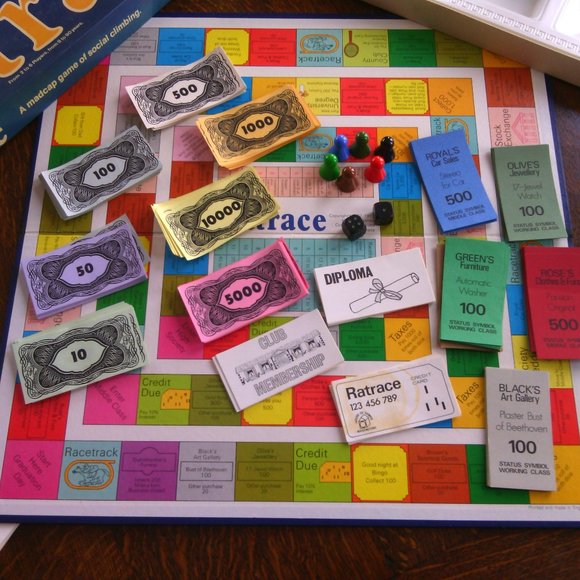 Board Games Ratrace Vintage Le fortuniste 1973 Waddingtons Game Bilingual Info - Picture 7 of 16